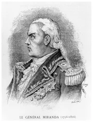 Francisco de Miranda (1750-1816) de &39;The Contemporaries&39;, março de 1895